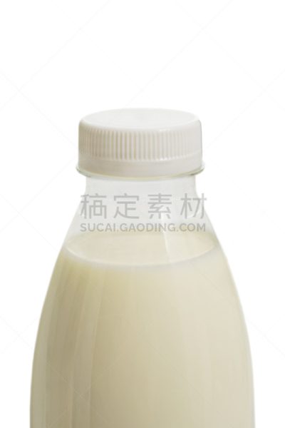 白色背景,牛奶瓶,分离着色,乳糖发酵,家牛,垂直画幅,早餐,无人,抽象,有机食品