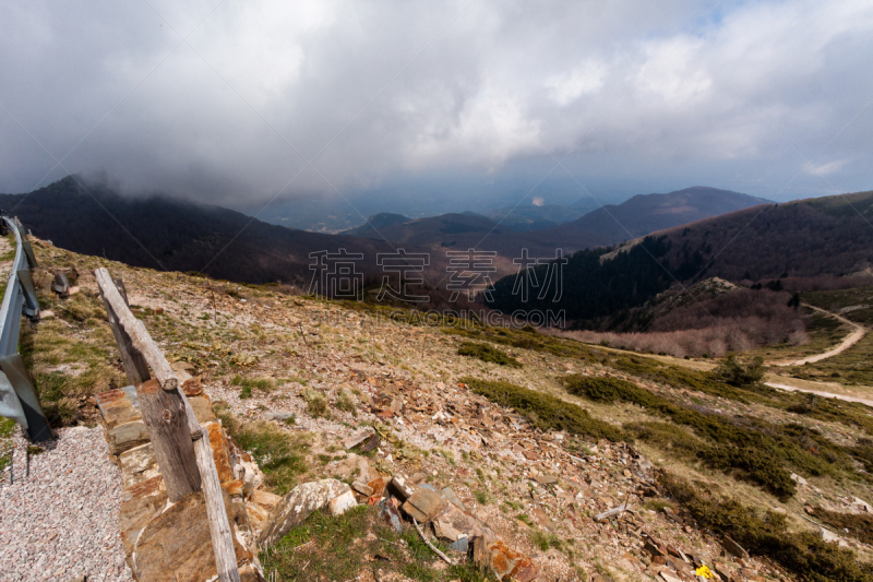 蒙塞尼,加泰隆尼亚,风景,国家公园,在上面,自然,草地,水平画幅,山,秋天