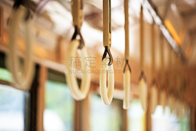 火车,带子,握柄,通勤者,水平画幅,无人,日本,古典式,东亚,城市