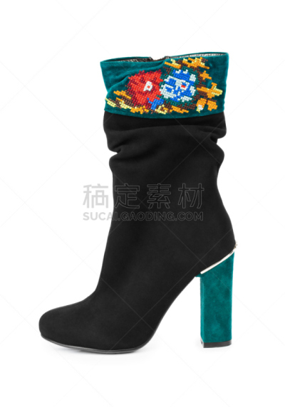 皂靴,花纹,细高跟鞋,拉链,垂直画幅,美,皮革,靴子,魅力,冬天