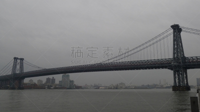 东河,威廉斯堡桥,纽约,水平画幅,建筑,无人,城市天际线,户外,曼哈顿,都市风景