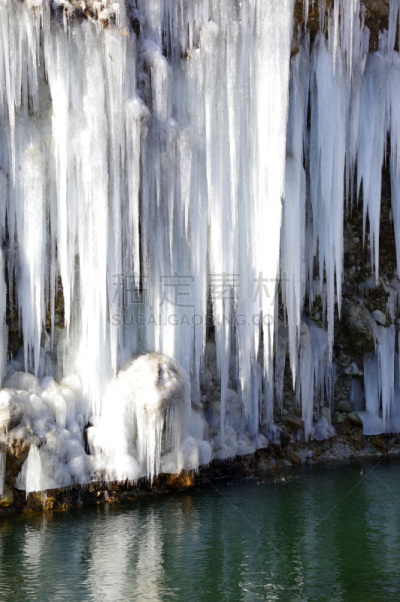 冰,组物体,白川乡,柱子,自然,垂直画幅,寒冷,旅游目的地,雪,长野县