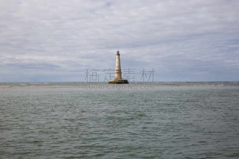 吉伦特河口,灯塔楼,法国,风景,鲁瓦扬,加伦河,河口,阿基坦地区,纪念碑,水