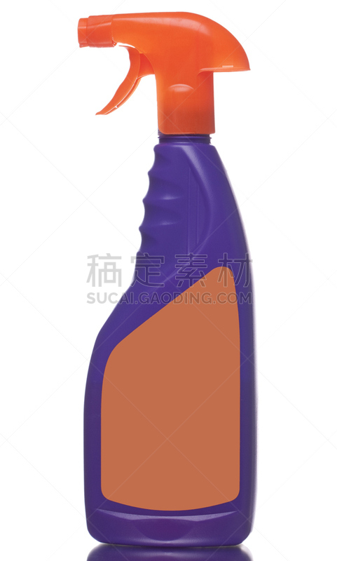 喷雾瓶,垂直画幅,橙色,无人,白色背景,塑胶,背景分离,容器,喷,摄影