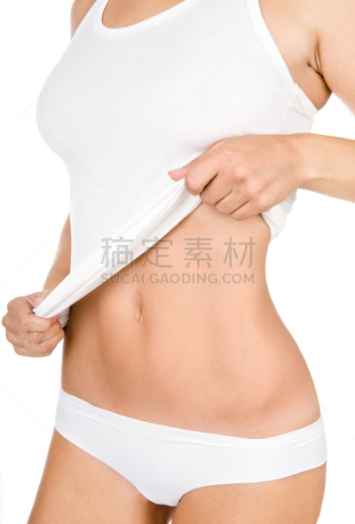 女人,苗条,垂直画幅,躯干,美,形状,美人,腹腔,白人