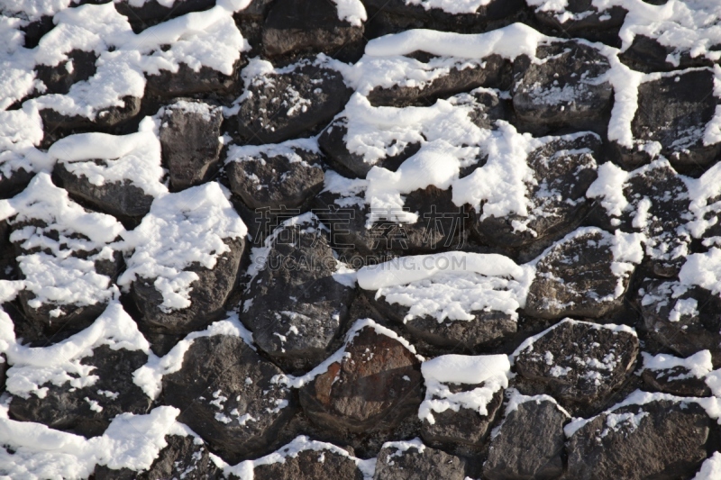 雪,冬天,日光,白昼,岩面,水,气候,纹理效果,石材,建筑材料