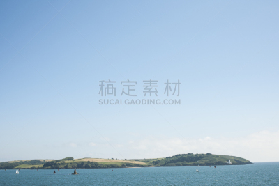 法耳默斯,康沃尔,风景,锐角,falmouth,自然,天空,六月,水平画幅,无人