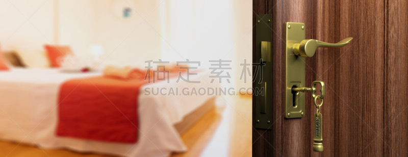 门口,绘画插图,开着的,三维图形,卧室,运动模糊,门,酒店,背景,褐色