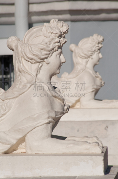 雕塑,垂直画幅,美,艺术,户外,石材,莫斯科,都市风景,俄罗斯,kuskovo庄园