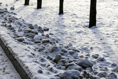 公园,俄罗斯,冬天,水平画幅,雪,无人,户外,都市风景,植物,十二月