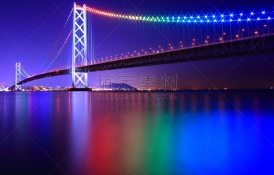 神户,夜晚,兵库县,房地产经纪人,水,度假胜地,水平画幅,海港,户外,都市风景