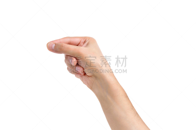 手势语,部分,钉子,空的,背景分离,一个人,拇指,拿着,儿童,拉美人和西班牙裔人