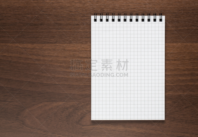 空白的,笔记本,螺旋记事本,留言板,格记录纸,商务,螺线,空的,彩色背景,厚木板