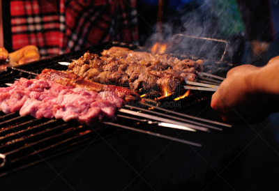 格子烤肉,烤肉串,西安,陕西省,烤肉架,清新,香料,食品,中国食品,成分