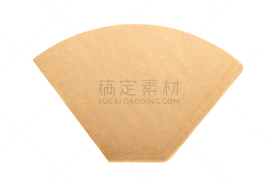咖啡滤纸,白色背景,分离着色,被抛弃的,白色,咖啡,背景分离,一个物体,过滤