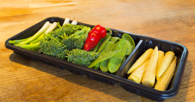 蔬菜,餐盘,清新,迷你型玉米,mange-tout,红色,灶台,东亚人,室内,西兰花