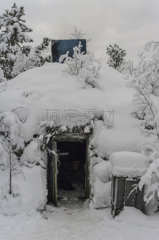 雪,拉普兰,芬兰,寇塔,有包装的,垂直画幅,萨利色尔卡,纺织品,大帐篷,旅行者