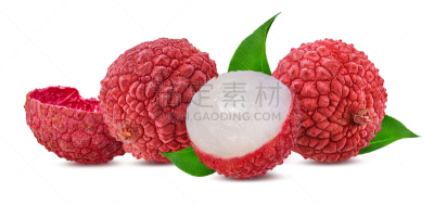 白色,荔枝,分离着色,水平画幅,无人,生食,组物体,特写,甜点心,东方食品