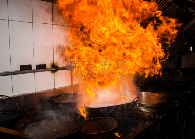热,火,水平画幅,烧菜（法式烹调）,锅,特写,商业厨房,搅动,烹调,主厨