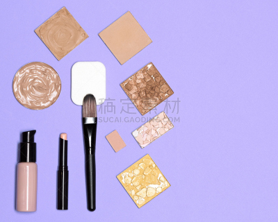 留白,彩妆,肤色,化妆用品,完美,个人随身用品,美,艺术家,水平画幅,奶油