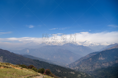 喜马拉雅山脉,尼泊尔,地形,山脉,天空,美,水平画幅,山,雪,无人