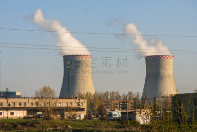 热,发电站,水平画幅,顿涅茨克,乌克兰,烟囱,顿巴斯,实验,摄影,评分