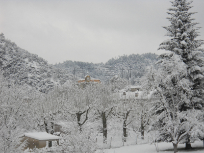 塞文山区,水平画幅,山,雪,无人,南,河流,户外,法国,加尔德