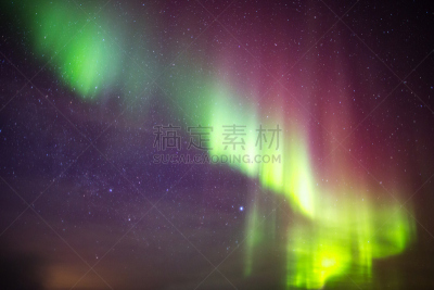 北极光,自然,太空,自然现象,萨利色尔卡,水平画幅,夜晚,雪,无人,蓝色