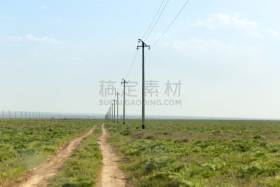 户外,电线杆,思盖顿,活力,哈萨克斯坦,自然,金属丝,技术,图像,高清格式