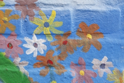 麻省理工学院,石墙,水平画幅,绘画艺术品,墙,建筑,无人,蓝色
