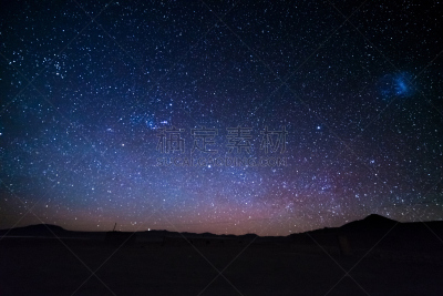 南美,宏伟,玻利维亚,明亮,云景,苏格兰高地,捕获的,天空,星系,星星