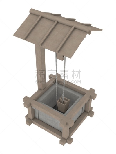 井,无人,水,江户时代,垂直画幅,图像,地下水,日本,古典式,摄影