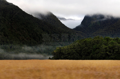 新西兰,峡湾,doubtful sound,milford track,主教法冠,米佛峡湾,水平画幅,雪,瀑布,无人