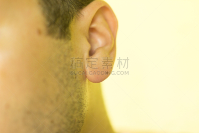 人的耳朵,羊毛帽,青年男人,耳状报春花,肺叶,原音乐,脖子,美,水平画幅,形状
