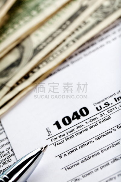 税表,金融,国内税收服务,1040税表,垂直画幅,无人,表格,税,特写,文档