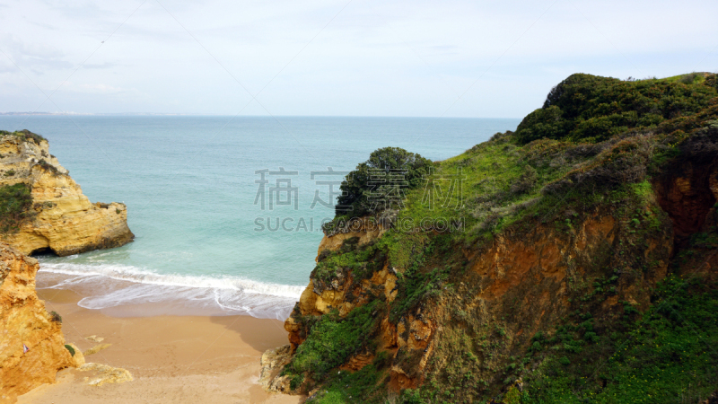 阿尔加威,海岸线,野外动物,唐娜安娜县,阿尔布费拉,拉各斯,悬崖,法鲁区,水平画幅,岩石