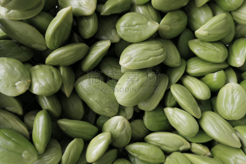 美丽球花豆,臭,水平画幅,特写,泰国,素食,豆,去皮的,调料,蔬菜