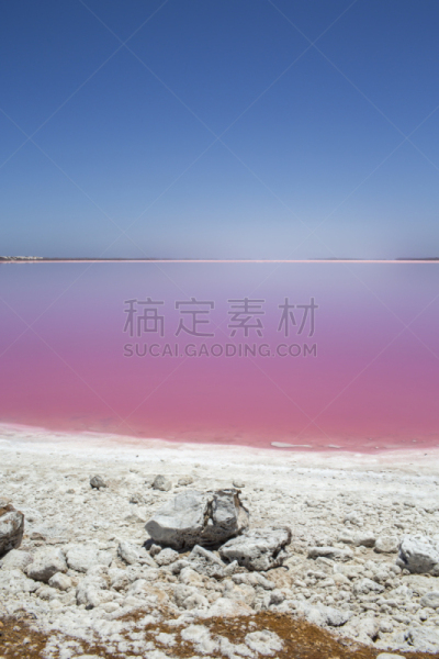 澳大利亚,西澳大利亚,格里高利港,小屋,泻湖,平克湖,自然美,海岸线,自然现象,夏天
