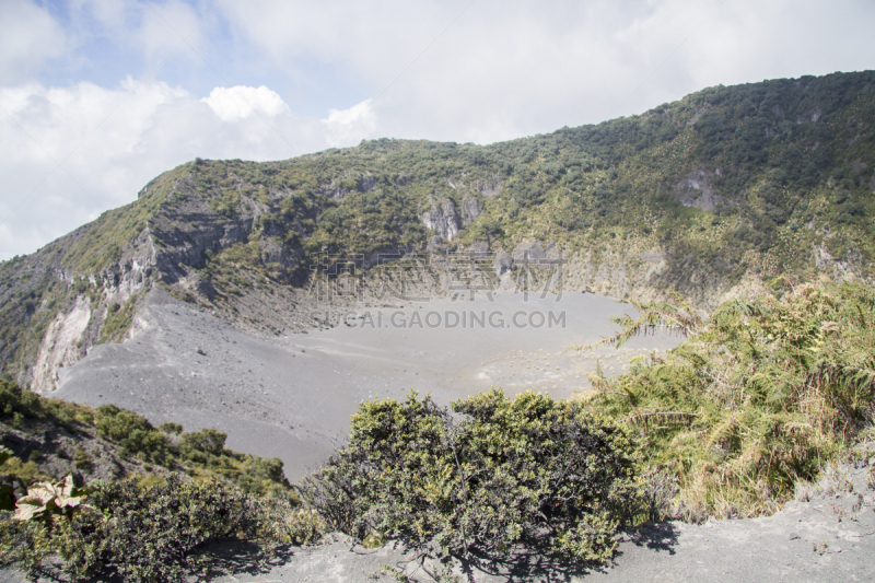 伊拉苏火山,哥斯达黎加,火山口,卡塔戈,瓦肯依拉祖国家公园,自然,水平画幅,无人,户外,拉丁美洲