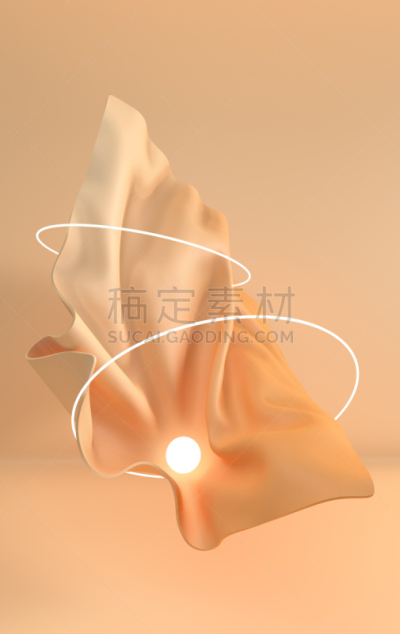 纺织品,华贵,光亮,现代,背景,三维图形,柔和,抽象,波形,行动