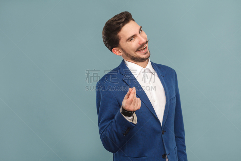 男商人,露齿笑,缅因州,青少年,留白,灵性,半身像,轻蔑的,小胡子,套装
