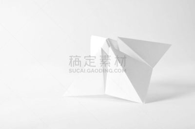 白色背景,折纸算命,纸,折纸工艺,概念,白色,水平画幅,无人,成品,童年