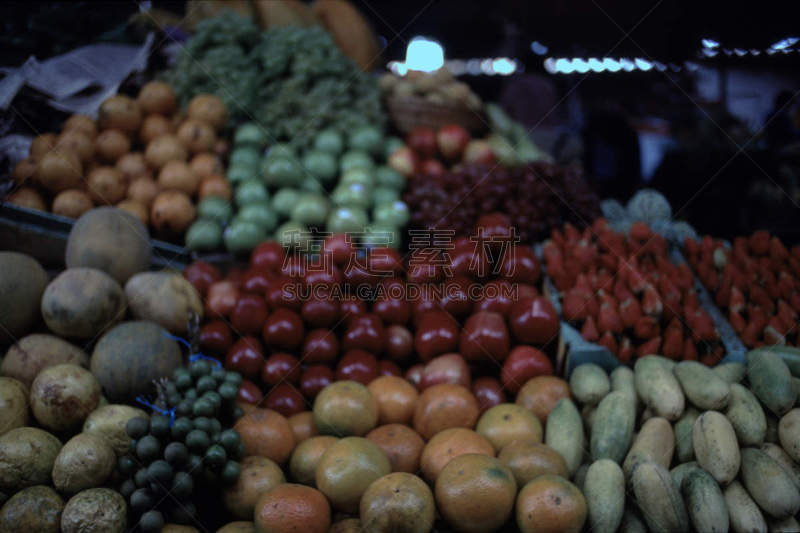 美味,热带水果,皮塔雅,凤梨番石榴,清新,背景分离,食品,橙子,木瓜,西瓜