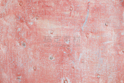 红色,古老的,大特写,金属质感,床单,纹理效果,平视角,钉子,空的,复古风格