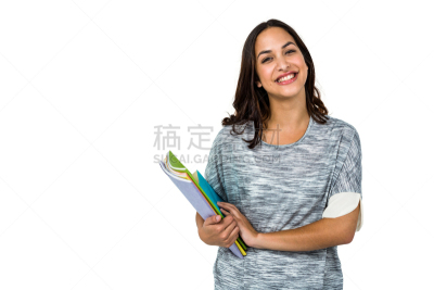 注视镜头,书,女人,幸福,拿着,信息提示点,正面视角,美,休闲活动,水平画幅
