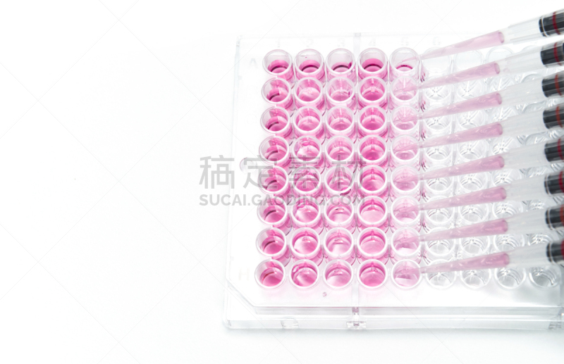 吸液管,微板块,井,带宽,透明,白色,红色,粉色,化学制品