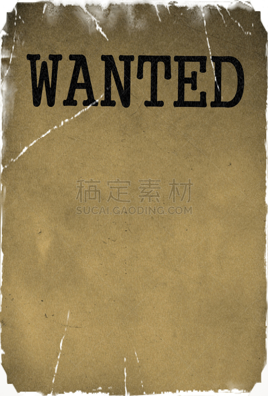 通缉告示,模板,垂直画幅,留白,字母,衰老过程,古老的,古典式,拆毁的