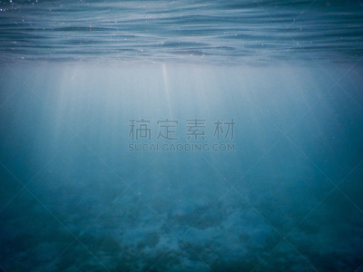 在下面,海洋,阳光光束,深的,平视角,在底端,圣汤姆斯,热带气候,水面,自然美