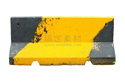 路障,白色,混凝土,分离着色,死路标志,建筑施工屏障,限速标志,水平画幅,路,在边上
