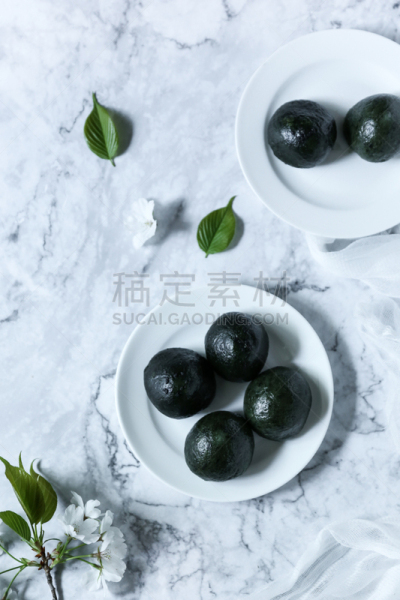 清明节,饭团,绿色,垂直画幅,无人,传统,生活方式,食品,摄影